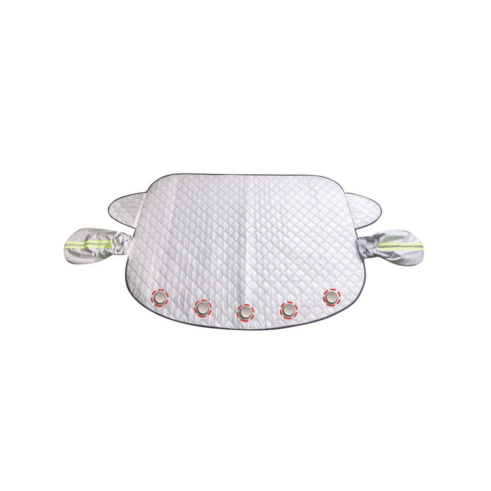 Windshield Protector For Car Front Window, Magnetic Windshield Cover All Weather Using Silicone Edged Auto Snow And Sun Shield, Waterproof Windproof 9138057173864