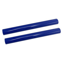 Blue Heat Transfer Vinyl Rolls For Personalized T-Shirt Designs, Glossy Finish Adhesive Vinyl 2PCS, Durable & Vibrant Colors, Easy To Cut & Weed,