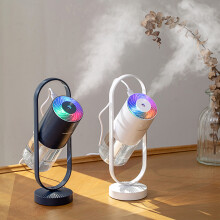 Umidificatore rotante silenzioso da 200ml con luce notturna – 4 colori