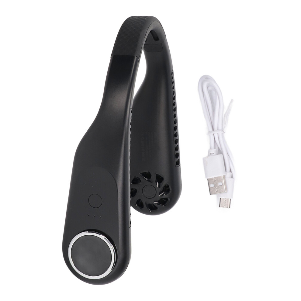 Adjustable Speed Portable Neck Fan, Rechargeable Bladeless Companion For 360 Degree Cooling, Hands-Free Design, 720 Degrees Flexibility For Every 9009791874341