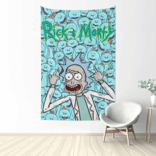 Arazzo/poster di Rick and Morty Anima per la camera da letto, decorazione da parete per ragazzi adolescenti, dormitorio, soggiorno
