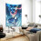 Greninja Tapestry Μεγάλο Banner Κρεμαστό Τοίχο Ταπισερί Αισθητική Αφίσα Καλλιτεχνικό Φόντο 2
