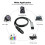 USB to Interface Adapter LED DMX512 Computer Cable with Stage Controller Dimmer Professional-Grade Lighting Control Solution 4