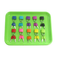Jogo de Quebra-Cabeça Montessori com Chaves e Cadeados da Welling Kids - Brinquedo Educativo Infantil para a Primeira Infância