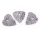 10 st 4 mm ullfiltmaterial gitarrplektrum basgitarrplektrum ukulele gitarrplektrum tillbehör (grå) 6