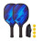 Σετ 2 ρακέτες Pickleball με 4 μπάλες, ελαφριές ρακέτες και συλλέκτης μπάλας, αθλήματα 3
