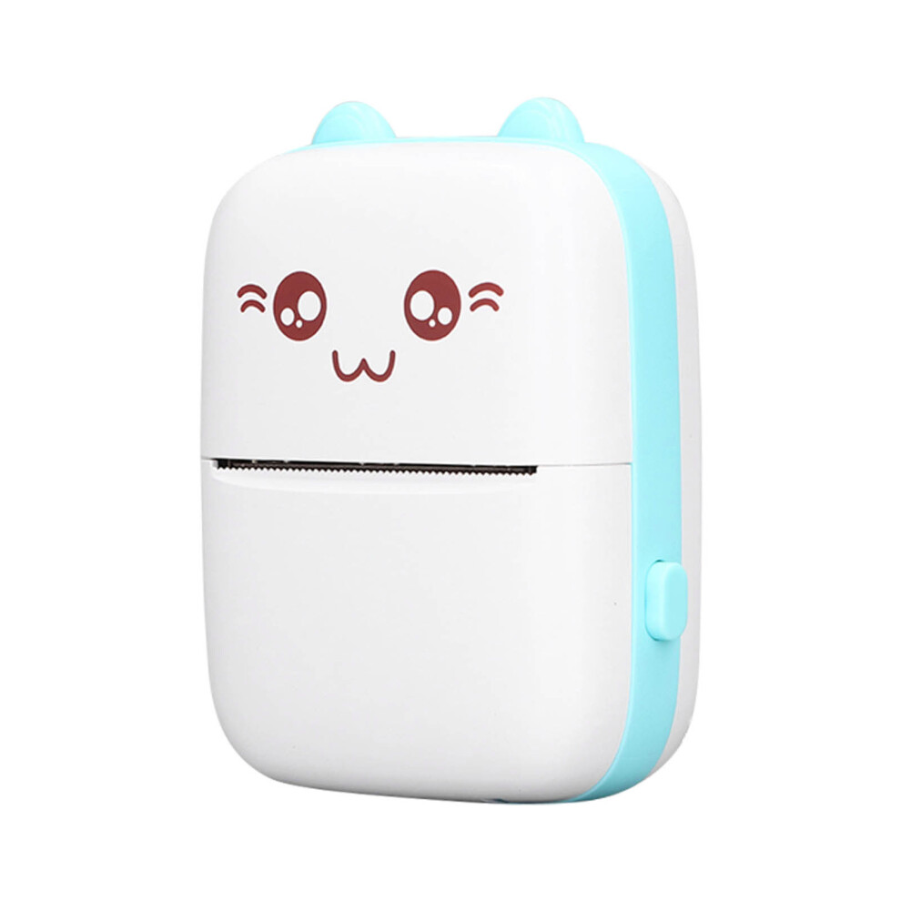 Portable Tooth Thermal Printer 200Dpi 5.7X2.5cm Blue 3681381624169