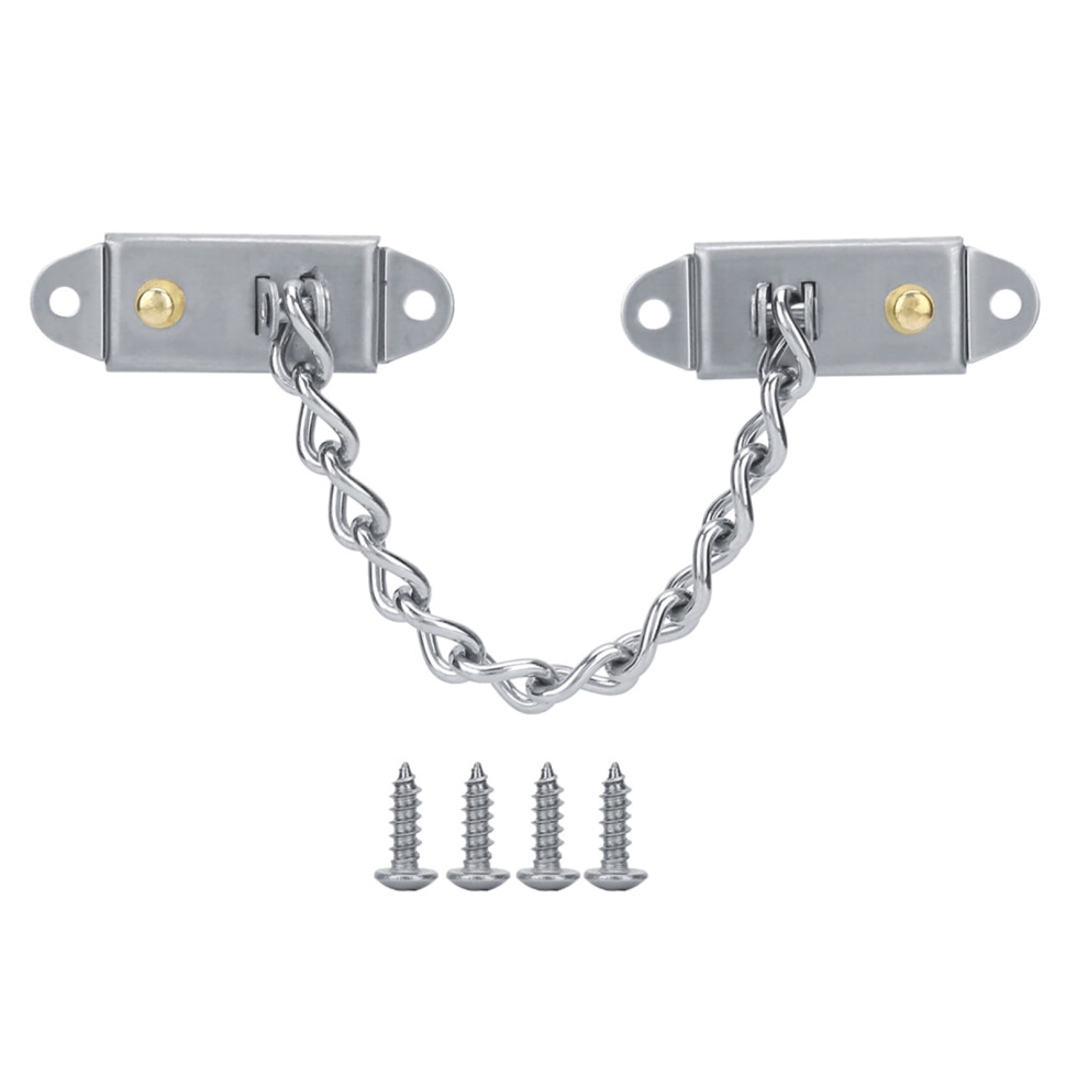 nobrands Door Chain Stainless Steel Children Safety Anti-Theft Door Chain Lock Security for Aluminum Alloy Window