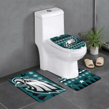 Eagles Team 3-delat badrumsmattset halkfri matta 61x43 cm