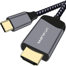 Cable USB C a HDMI compatible con iPad, adaptador HDMI para TV, cable adaptador USB-C a HDMI para teléfono a TV, adaptador Android Tipo C