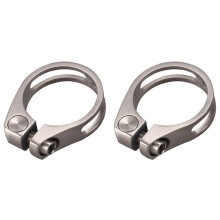 2X Titaaniseoksesta Satulatolpan Kiinnike 31.8mm Polkupyörän Satulan Putken Kiinnike Ontto Satulatolpan Kiinnike 27.2mm Satulatolpalle