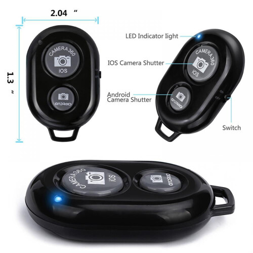 Wireless Smartphone Camera Remote Control Shutter For Android And IOS Compatible 1