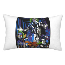 Taies d'oreiller Beetlejuice, ultra douces et confortables, avec fermeture éclair, 50 x 75 cm, pour chambre, canapé, fauteuil, toutes saisons.