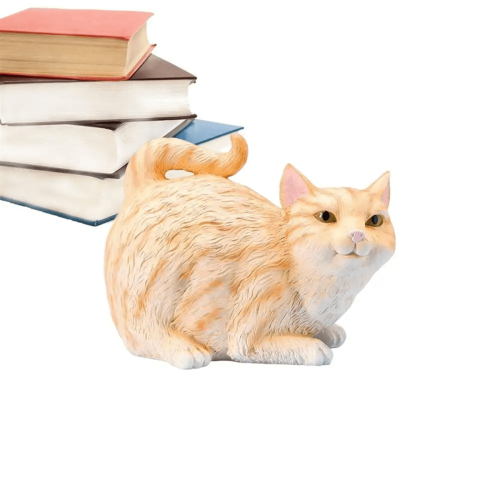 Θήκη για χαρτομάντιλα γάτας - Tabby Cat Square Tissue Box Cover Χαριτωμένα αξεσουάρ μπάνιου B 1