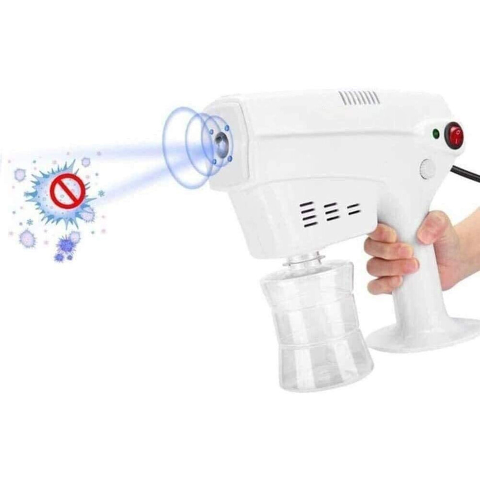 Nano Mist Sprayer Blue Light Disinfection Spray Gun with Adjustable Temperature for Hair and Skin