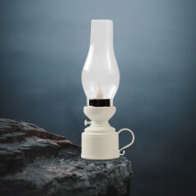 Lampade da tavolo retrò senza fiamma, lampade a cherosene a LED, lampade da comodino, lampade a olio, lampade a candela retrò a batteria,