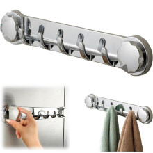 Multifunctionele badkamerwandhaken - Handdoekhouder met zuignap voor de douche, geschikt voor tegels, boren niet nodig