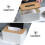 Κομψό κουτί χαρτομάντιλων Creative Decor PET χαρτοπετσέτα για χρήση στο σπίτι και το 2
