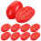 10 roșii cherry artificiale, fructe realiste din plastic false 1