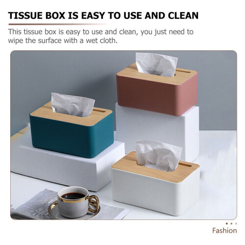Κομψό κουτί χαρτομάντιλων Creative Decor PET χαρτοπετσέτα για χρήση στο σπίτι και το 2
