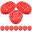 10 roșii cherry artificiale, fructe realiste din plastic false 6