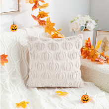 hociret Plush3D Pompoen Sierkussens - Herfst/Halloween/Thanksgiving Decoratie, Gezellige Kussens met Textuur voor Bank/Bed, Diverse Herfstkleuren