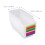 8pcs Refrigerator Organizer Bins Fridge Storage Containers Plastic Storage Bin (Random Color) 3