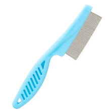Pente para animais de estimação Nvzi-a de 2 peças, pente estreito, para cães e gatos, para barba, pelos da boca, dentes densos, pente pequeno
