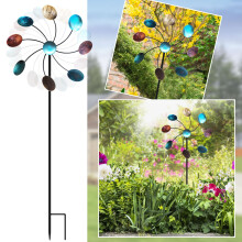 Giyblacko Kartenschlitz 360 Metall drehbar, klassisch, für Terrasse, Garten