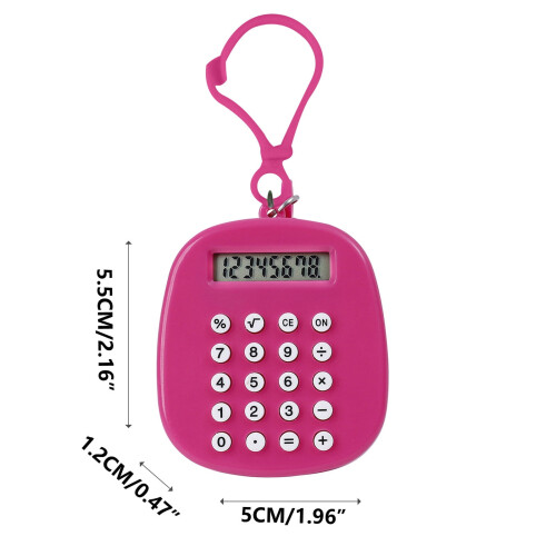 Αριθμομηχανή Djunllk - Mini8Digit LCD, Συμβατή με γραφείο, σπίτι, σχολείο, φορητή 2