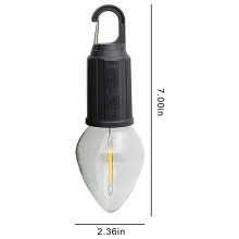 Luzes de Natal Jacenvly a bateria, lâmpada portátil recarregável via USB para barraca, acampamento, decoração de casa, uso externo e doméstico.