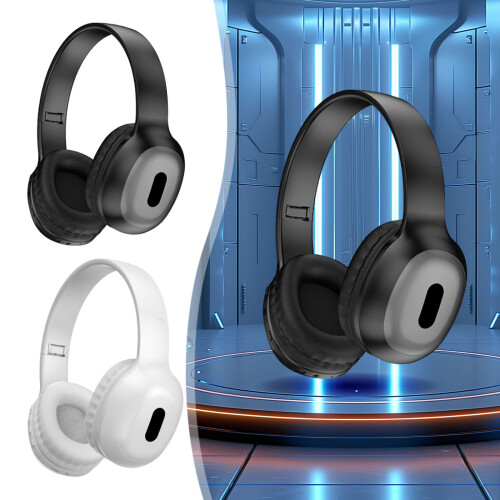 Ακουστικά Bluetooth με στήριγμα κεφαλής, ασύρματα, πτυσσόμενα ακουστικά με ισχυρό