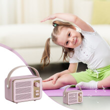 Udsalg! Smarte apparater kreativt design af retro trådløs Bluetooth-højttaler, mini udendørs praktisk bærbar lille højttaler