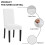 Fundas impermeables Crowdstage para sillas de comedor, fundas protectoras elásticas para sillas. 5