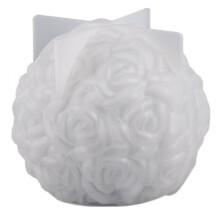 3D Rosenblomster Kuglelysform Håndlavet Harpiksstøbeform Gave til Thanksgiving Jul Mors Dag wzpi