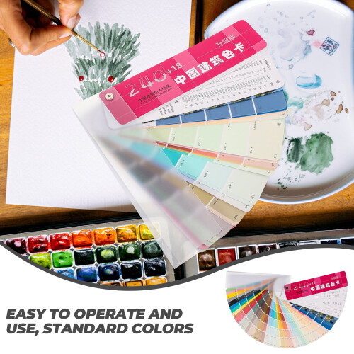 Eease Color Chart Set Coated/Uncoated Fan Deck Cards 1