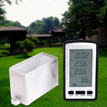 Stație meteo pluviometru wireless, înregistrator de temperatură interioară/exterioară M13