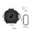 Θήκη σιλικόνης για Soundcore Sport X20, Προστατευτική θήκη με καραμπίνερ, Μαλακό 7