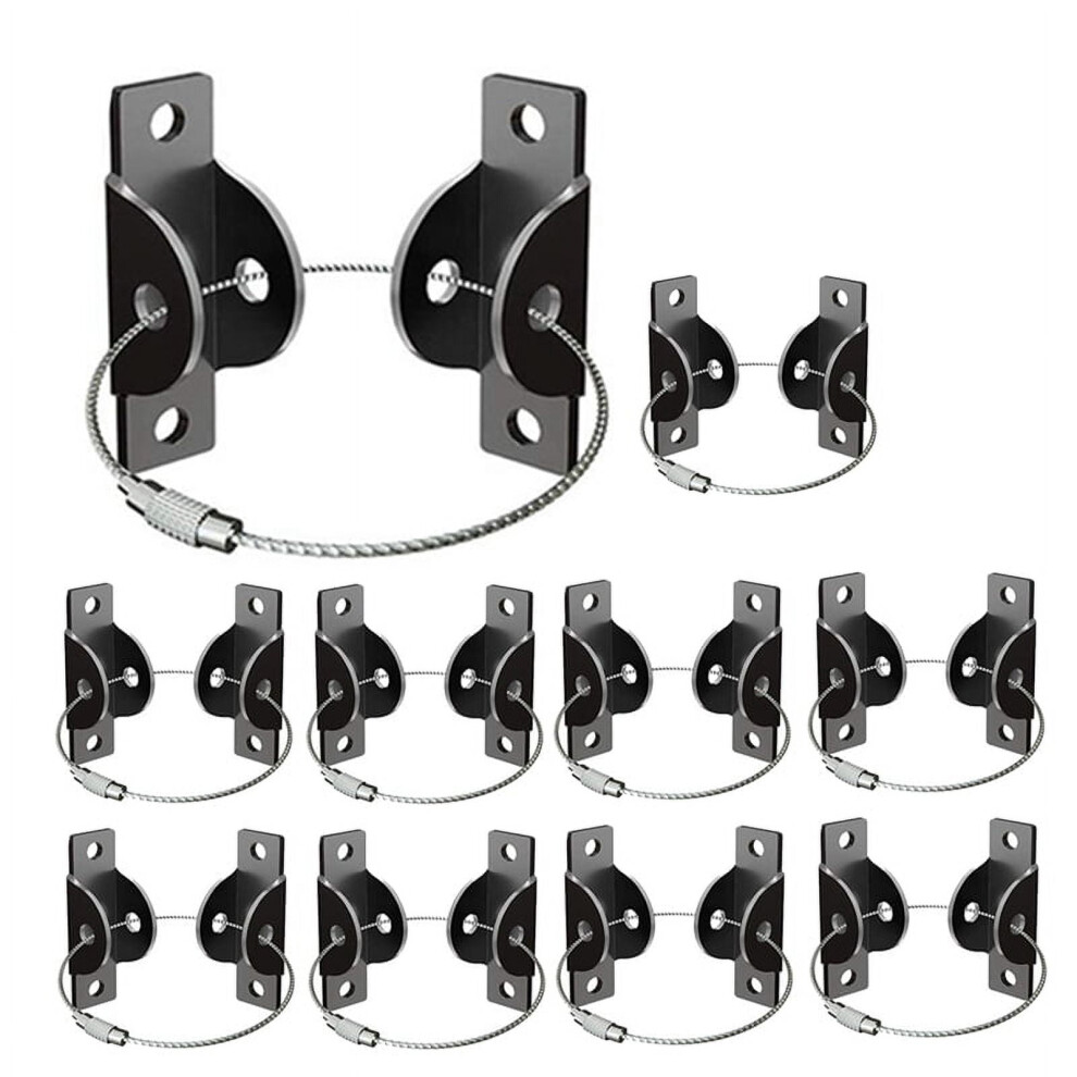 Furniture Anchors (10Pc) Furniture Straps, for Child Proofing, Secure Furniture Prevent Falling Anti Tip Straps Child