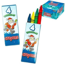 Crayones navideños (paquete de 4)