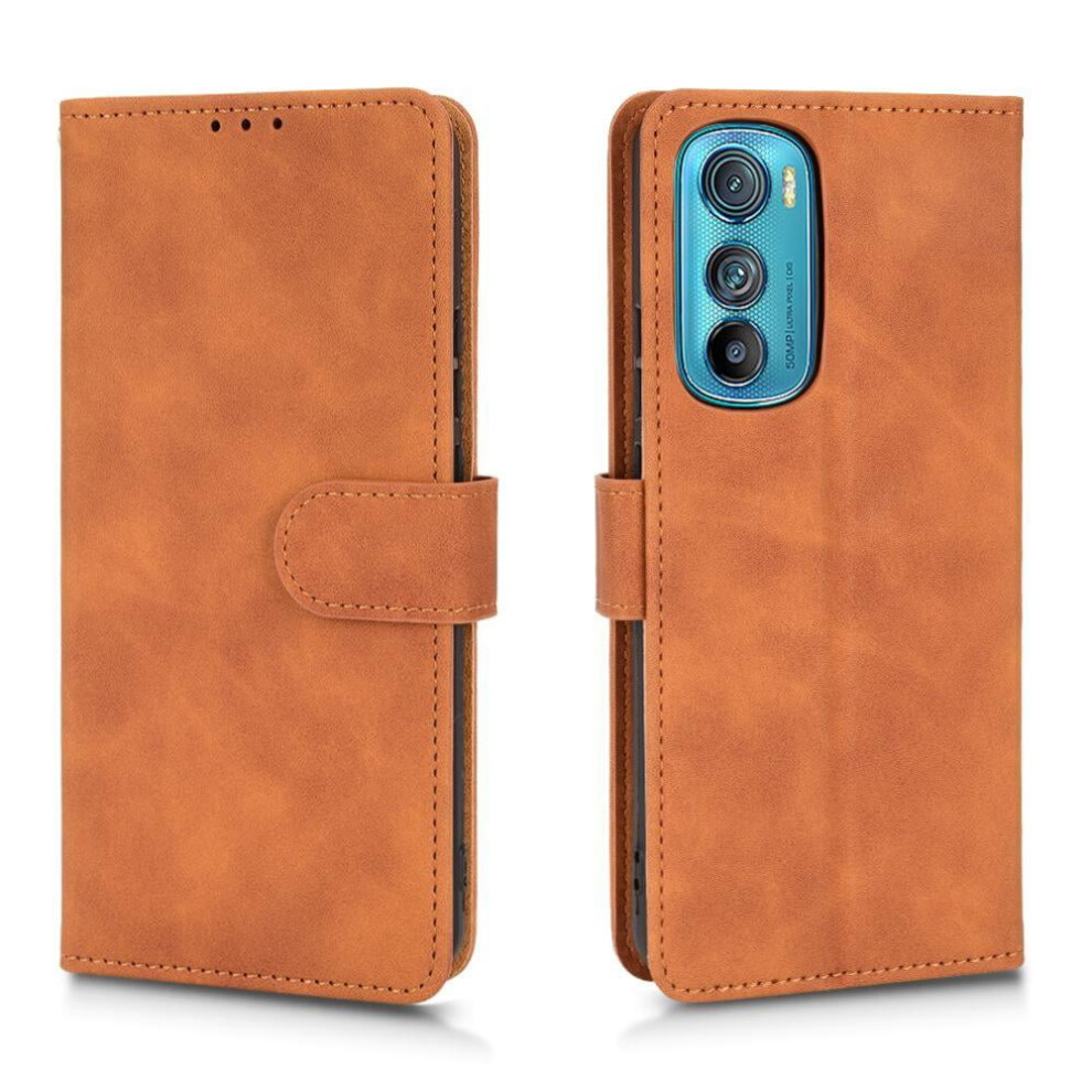 Case For Motorola Moto Edge30 Leather Folio Flip Case Full Protection Protective Cover Card Insertion With Card Holder Kickstand 9191629146451