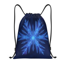 Frozen Classic Trekkoordtas, Opvouwbaar, Sport, Fitness, Trekkoordtas, Unisex, Strand Sport Reistas Medium