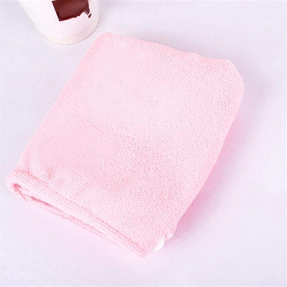 Microfiber Hair Towel Wrap with Fast Water Absorption, Soft Plush, Button Fastening, Multi Color