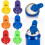 Ouvre-boîtes manuel, lot de 6 ouvre-boîtes colorés 1