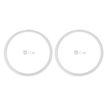 2X Ανταλλακτικά εξαρτήματα ηλεκτρικής χύτρας ταχύτητας από καουτσούκ σιλικόνης,