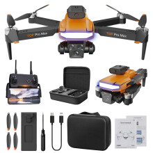 FPV Drone for Kids & Adults - 2 Cameras, Wind Resistance, Headless Mode, Gesture Control - Compatible with RC Beginners - Quadcopter Birthday Gift