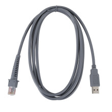 cable USB A macho a RJ45 de 2 metros (7 pies) para escáner de código de barras Symbol LS4278LS2208 2208AP