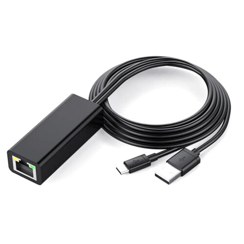 Προσαρμογέας Ethernet με καλώδιο τροφοδοσίας για TV Stick (2ης γενιάς), 4K Stick, TV Square,