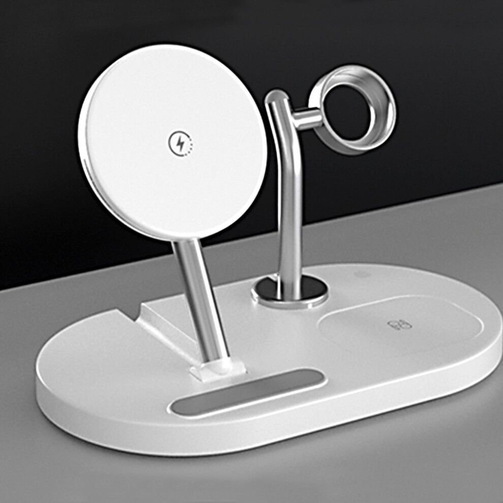 Lmueinov 15W Vertical Folding Mag Wireless Charger 3-In-1, Compatible With Watch/Phone/Headset, Fast Charging Stand 9048212012641