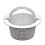 Swimming Pool Skimmer Replacement Basket with Handle, 4 Pack - Above Ground Pool Thru-Wall Skimmer Baskets 2
